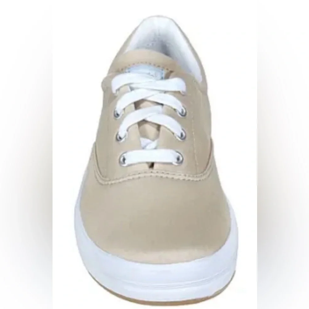 Keds Andie Microstretch Stone Twill Polka Dot Lined Sneakers Size 6.5